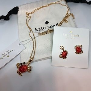 kate spade 🦀 shore thing jewelry set